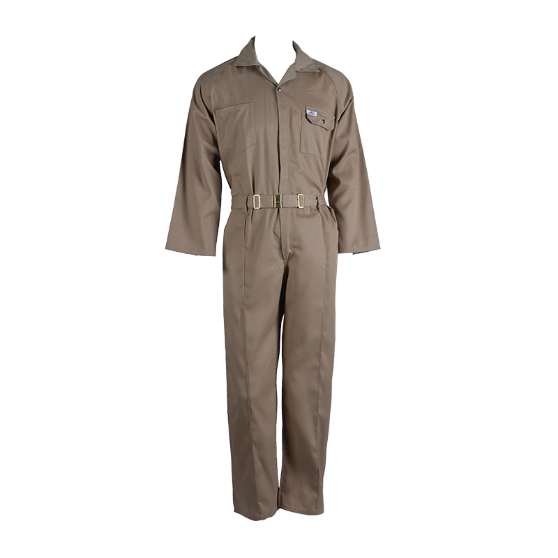 C01 Quần áo bảo hộ lao động nhiều túi màu nâu bền bỉ