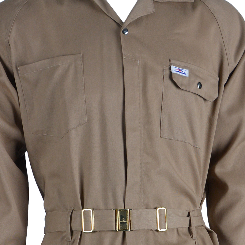 C01 Quần áo bảo hộ lao động nhiều túi màu nâu bền bỉ C01 Quần áo bảo hộ lao động nhiều túi màu nâu bền bỉ