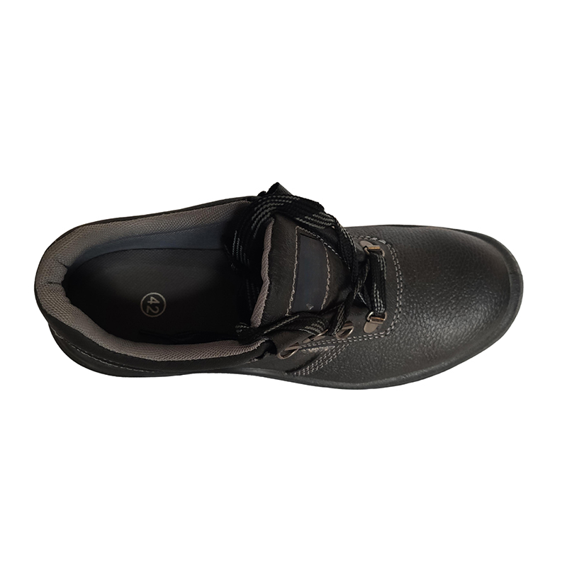 Giày bảo hộ ngón chân bằng thép da bò hai lớp SS604 Giày bảo hộ ngón chân bằng thép da bò hai lớp SS604