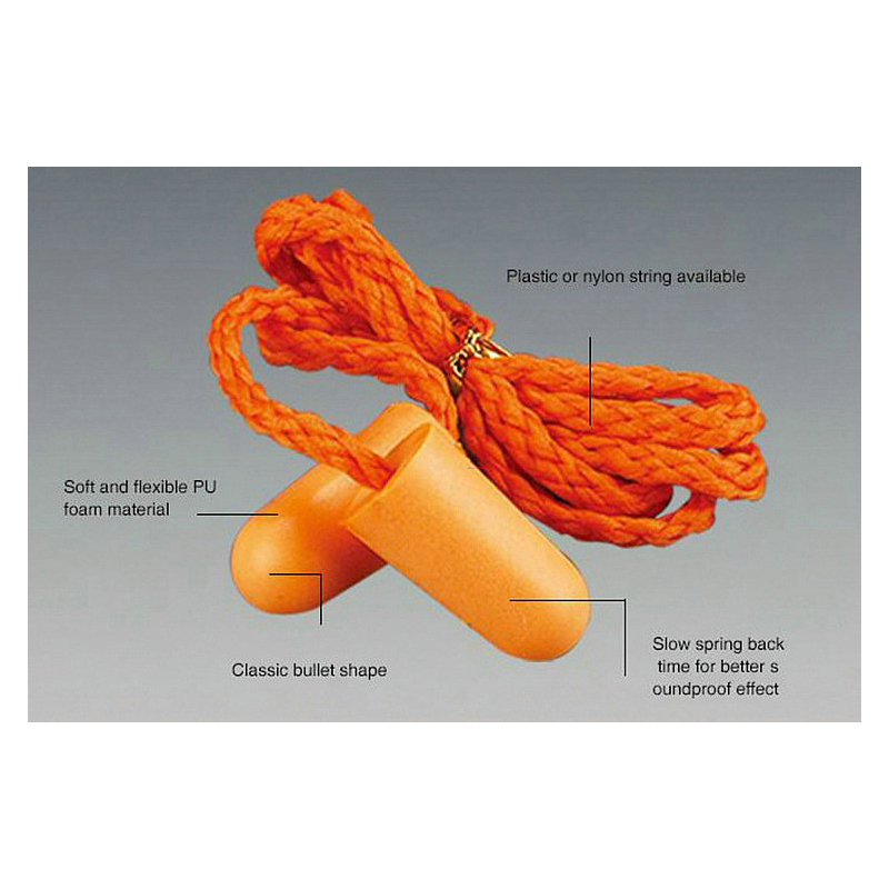 EM122 Nút tai giảm tiếng ồn bằng bọt PU hiệu quả cao EM122 Nút tai giảm tiếng ồn bằng bọt PU hiệu quả cao