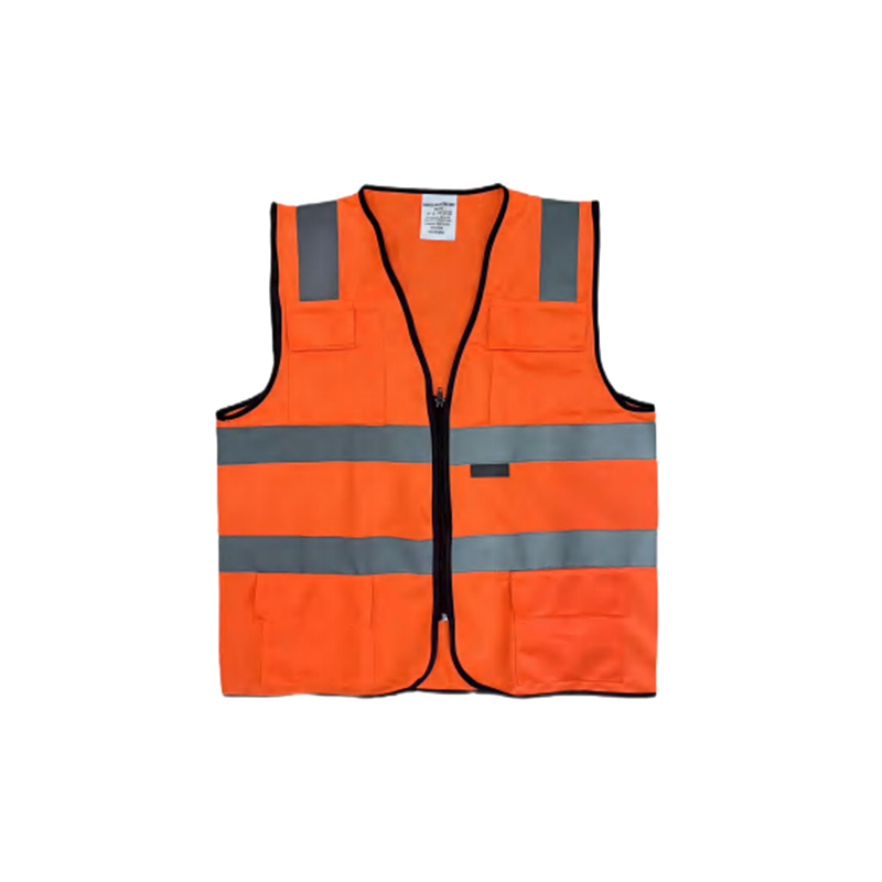 RF014 Áo vest an toàn phản quang Polyester thoáng khí màu cam